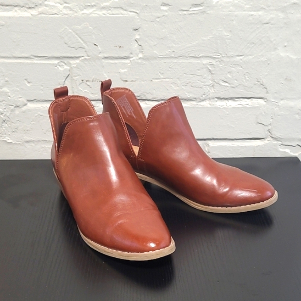 Ankle Booties - Brown - Size 10
